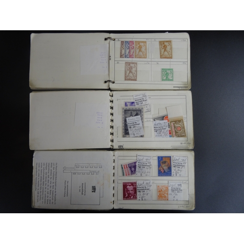 856 - Three remaindered approval books with mint and used all period stamps