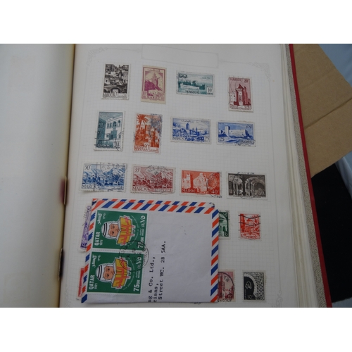 5 - World used accumulation loose in envelopes with stamps and a few covers plus stamp album of issues i... 