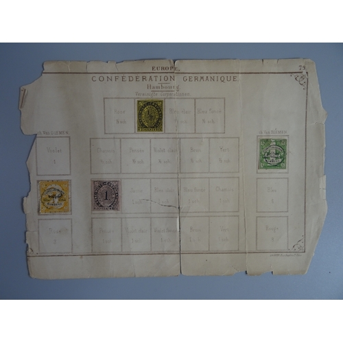 29 - Small selection of Local early stamps we note Ceylon & India Officials, Netherlands, Austria etc, co... 