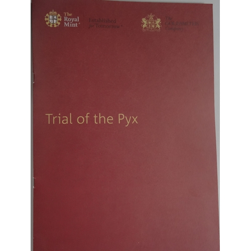 74 - UK 2016 silver proof definitive 50p Trial of The Pyx. Presented in original folder by The Royal Mint... 