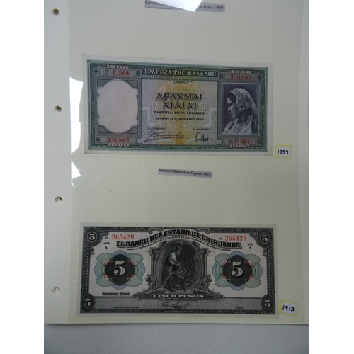 76 - A collection of World banknotes, condition generally above average mainly Twentieth Century, strengt... 