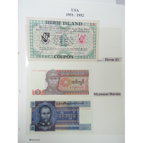 76 - A collection of World banknotes, condition generally above average mainly Twentieth Century, strengt... 