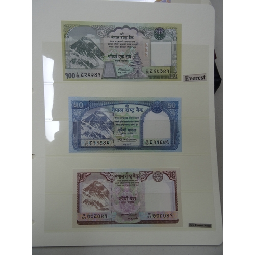 76 - A collection of World banknotes, condition generally above average mainly Twentieth Century, strengt... 