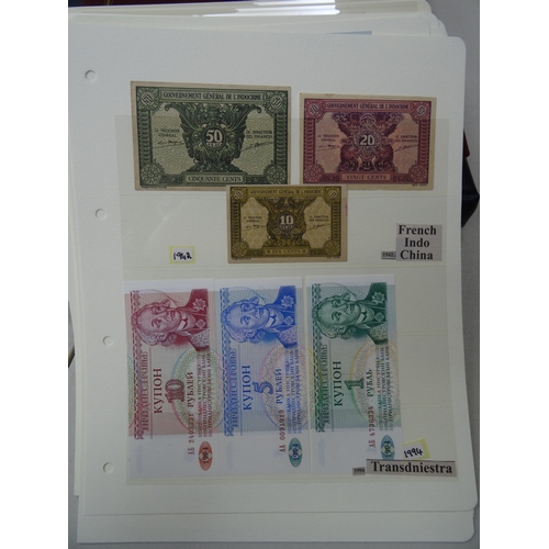 76 - A collection of World banknotes, condition generally above average mainly Twentieth Century, strengt... 