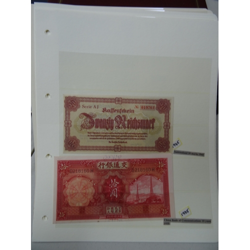 76 - A collection of World banknotes, condition generally above average mainly Twentieth Century, strengt... 