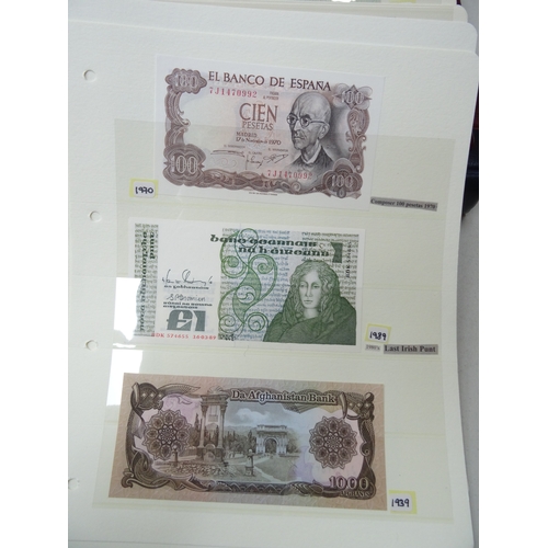 76 - A collection of World banknotes, condition generally above average mainly Twentieth Century, strengt... 