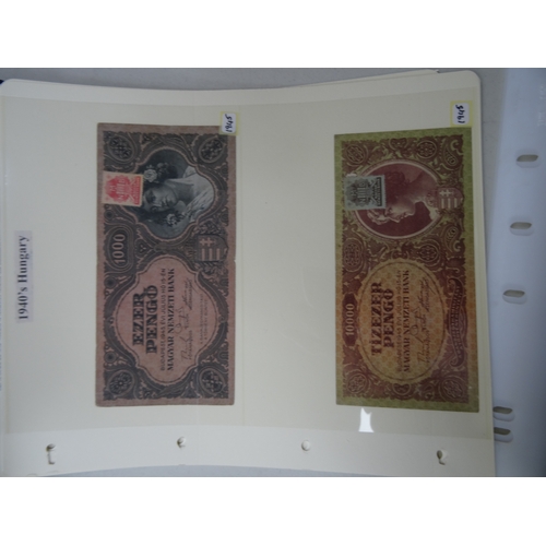 76 - A collection of World banknotes, condition generally above average mainly Twentieth Century, strengt... 