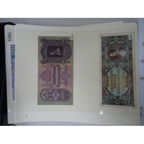 76 - A collection of World banknotes, condition generally above average mainly Twentieth Century, strengt... 