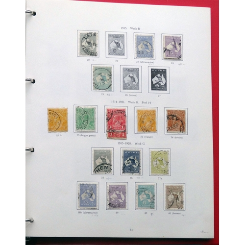 83 - 1913-1969 used collection in printed album including 1913 to 1/-, 1915-28 to 2/-, range of KGV heads... 