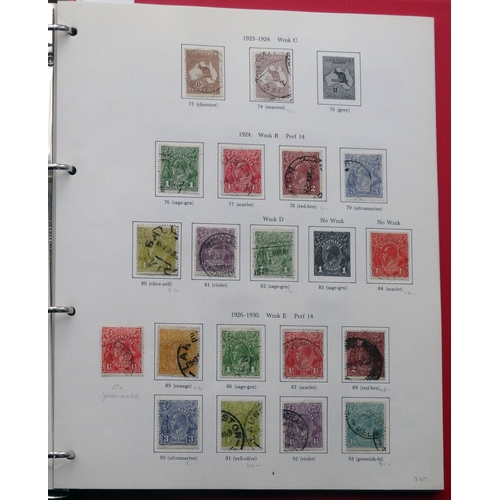 83 - 1913-1969 used collection in printed album including 1913 to 1/-, 1915-28 to 2/-, range of KGV heads... 