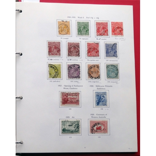 83 - 1913-1969 used collection in printed album including 1913 to 1/-, 1915-28 to 2/-, range of KGV heads... 