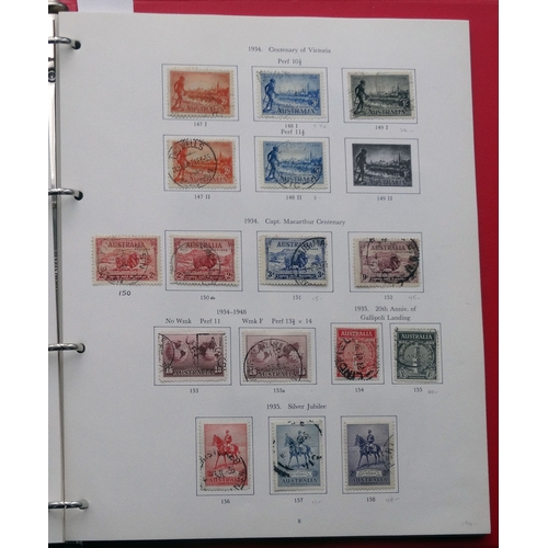 83 - 1913-1969 used collection in printed album including 1913 to 1/-, 1915-28 to 2/-, range of KGV heads... 