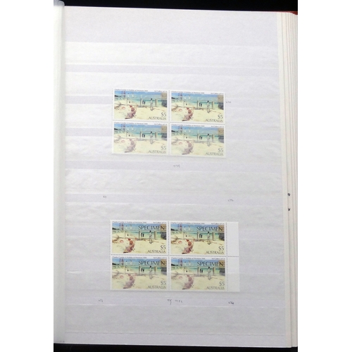 87 - A two volume mint collection from 1980 to 1986, fairly complete including 1981 Wildlife set, 1984 Ma... 