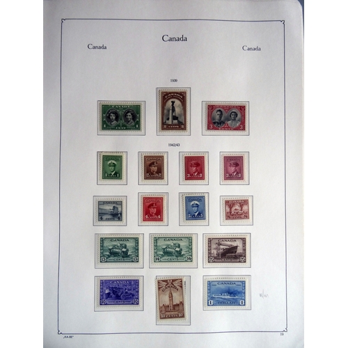 101 - Collection on Kabe pages with QV used to 17c then 1897 to KGVI all mint including KGVI u/m sets, als... 