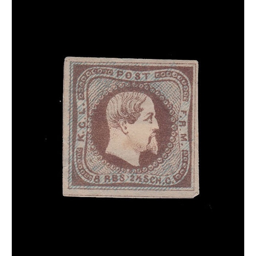 112 - 1854 King Christian IX Essay 8RBS mint for unissued stamp, scarce plus a few extra other Scandinavia... 