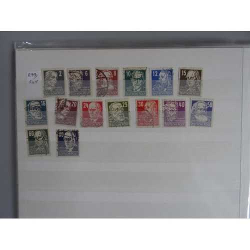 135 - Allied Occupation issues from 1945 to 49 all used we note Allied Military post vals to 50pf, also Br... 