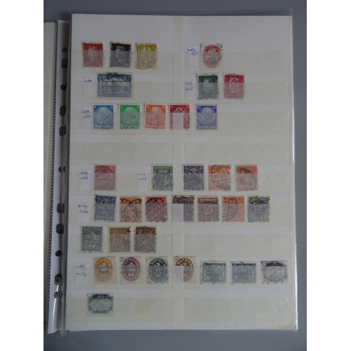 140 - 1919-1932 used collection on stock pages with useful vals to 4m, 1920s vals to 80pf plus a few Airs,... 