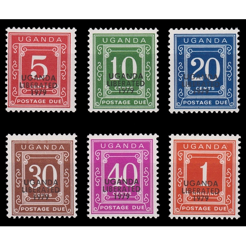 255 - 1967 Postage Due set to 1/- SGD1-6 overprinted with very scarce 