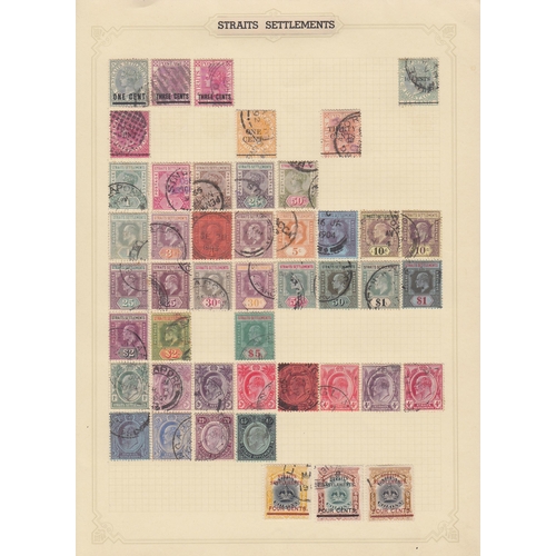 137 - A used World collection mainly early mid period, noted Australian Queensland to 10/-, Barbados QV to... 