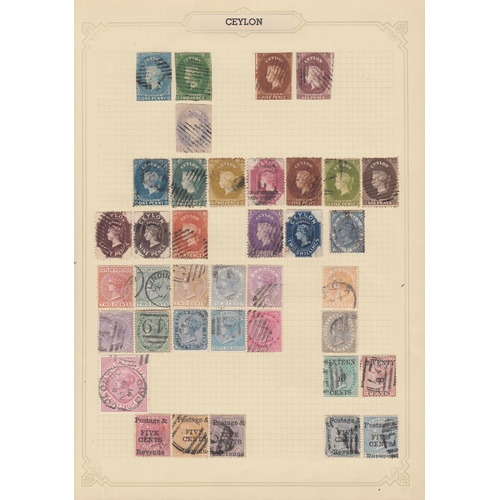 137 - A used World collection mainly early mid period, noted Australian Queensland to 10/-, Barbados QV to... 