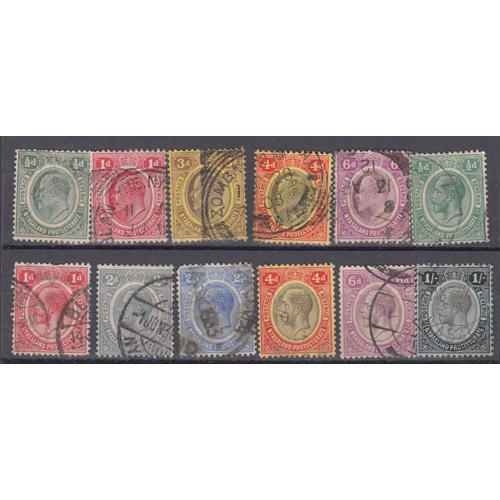 141 - A small mint and used Commonwealth accumulation, including BCA to 3/-, Nyasaland KGV to 1/- used and... 