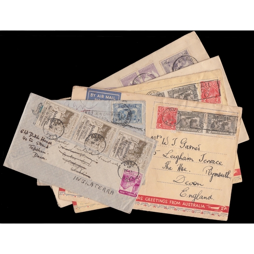 182 - An accumulation of commercial and first flight covers from the 1930s to 1950s including Fiji First F... 