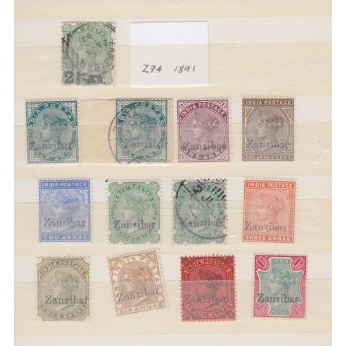 843 - A small mint and used collection from QV to 1960s, mainly odd values noted 1891 SGZ94 fine used, 189... 