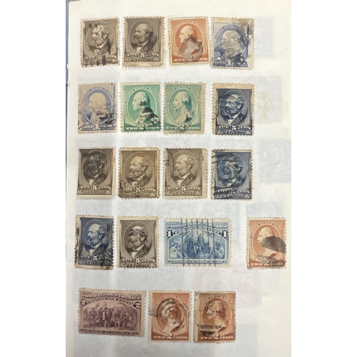 17 - A group of 120 circulated club books with mint and used World stamps, including better British Commo... 