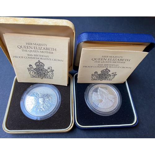 39 - A group of eight Commonwealth proof silver Crown size coins, each boxed with CoA, including 1978 Bah... 