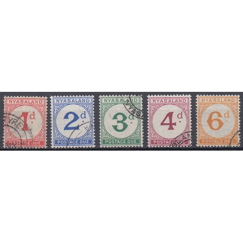 767 - 1950 1d-6d Postage Due set of 5 values, SG D1/5 Cat £275, fine used