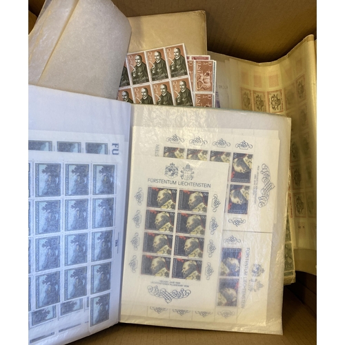 230 - An ex -dealers stock of European issues in 11 stock-sheet albums, including full and part sheets for... 