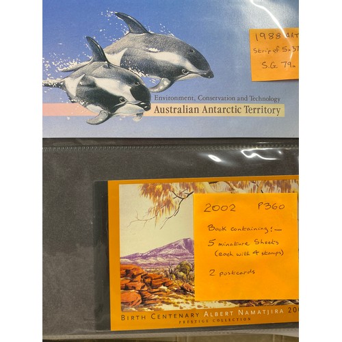343 - A collection of Australian presentation packs from 1979 to 2010