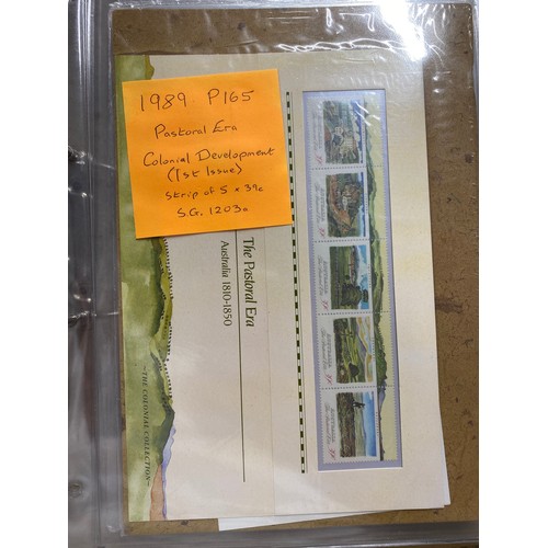 343 - A collection of Australian presentation packs from 1979 to 2010