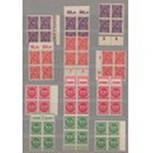 414 - A collection in 2 stock books mainly mint, including blocks of inflation issues, Occupation issues, ... 