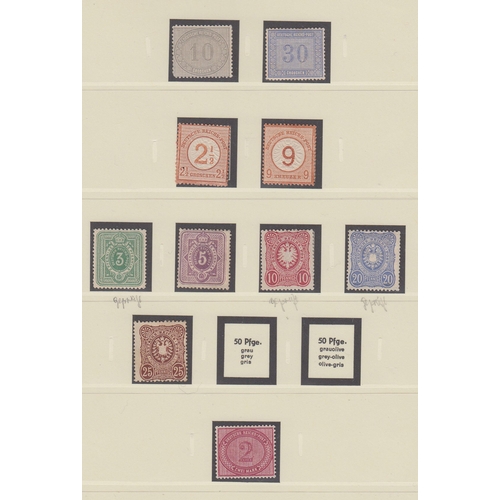 415 - A mint collection from 1872 to 1945, including mint unmounted, mounted and mint no gum, includes sha... 