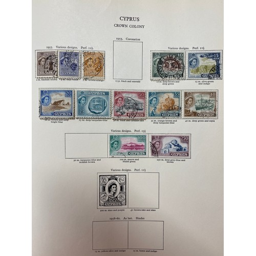 168 - A QEII used collection in five New Age albums, including Mauritius to 10/- and Gibraltar to £1, good... 