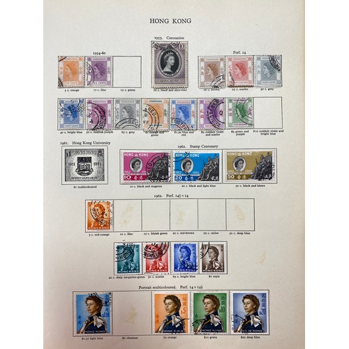 168 - A QEII used collection in five New Age albums, including Mauritius to 10/- and Gibraltar to £1, good... 