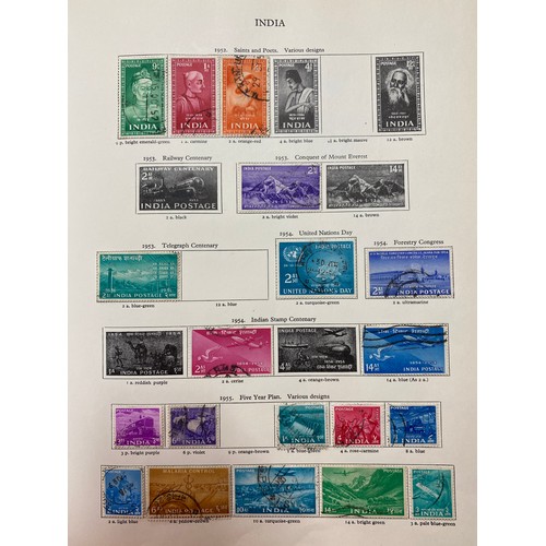 168 - A QEII used collection in five New Age albums, including Mauritius to 10/- and Gibraltar to £1, good... 