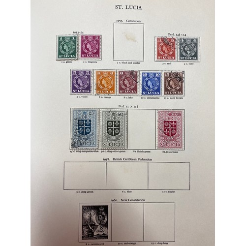 168 - A QEII used collection in five New Age albums, including Mauritius to 10/- and Gibraltar to £1, good... 