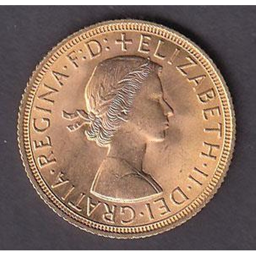 21 - UK 1959 gold full Sovereign, in good condition