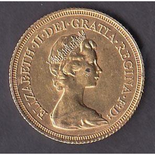 27 - UK 1976 gold full Sovereign, in good condition