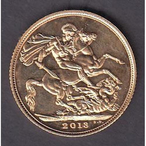 33 - UK 2013 gold full Sovereign, in good condition