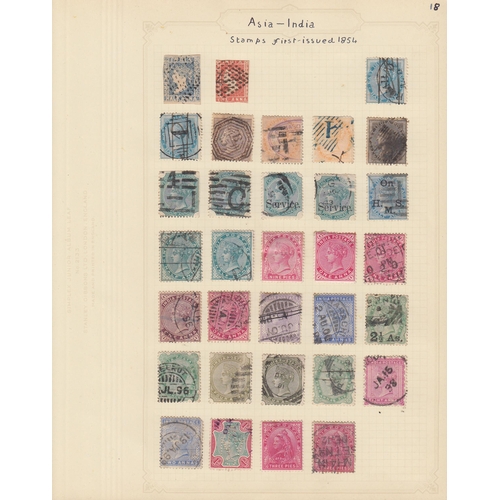 164 - A mint and used World stamp collection in multiple volumes and loose, all periods, noted GB  1840 1d... 