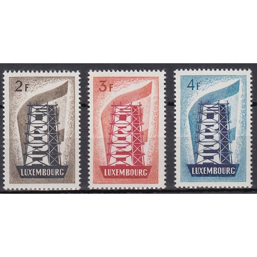 834 - 1956 Europa set SG609-611, unmounted mint, Cat £700