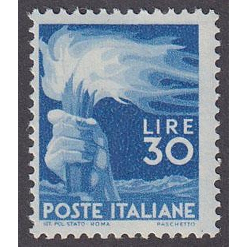 819 - 1945-48 SG667 30l blue, unmounted mint, Cat £600