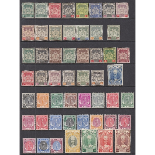 836 - Kelantan - A mint and used collection of mainly part sets from early to mid-period, noted 1911 set t... 