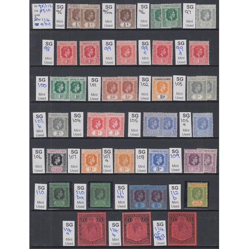 833 - A mint collection from EDVII to QEII, with values to £1, noted 1912 set SG46-57, 1921 SG79 10/- and ... 