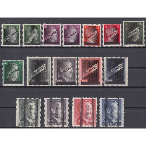 1945 German Occupation stamps of Germany overprinted, a mint group of ...