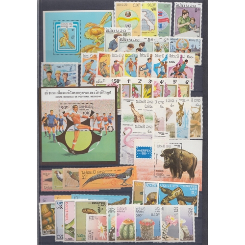 832 - An u/m collection in stock book with a couple of earlier sets noted 1957 Elephants, then 60 or so se... 