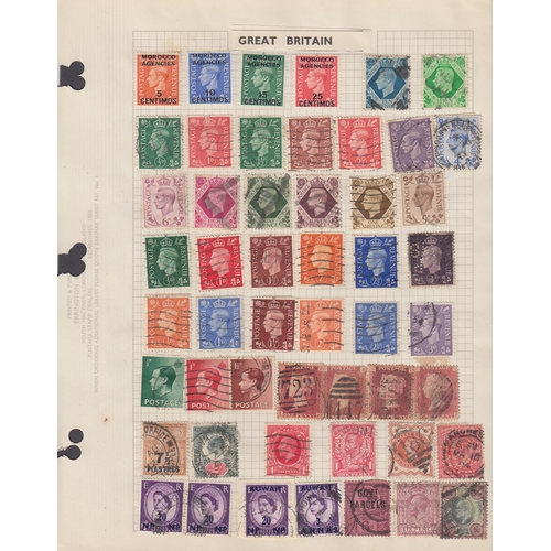 210 - A mint and used World stamp collection in six volumes plus loose ,all periods, mainly part sets, not... 